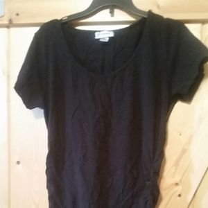 Simple black maternity top